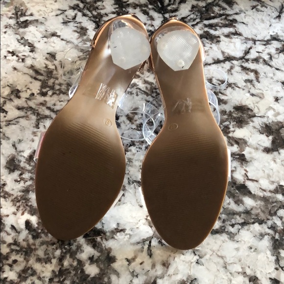 Rose gold clear heels - Picture 4 of 6